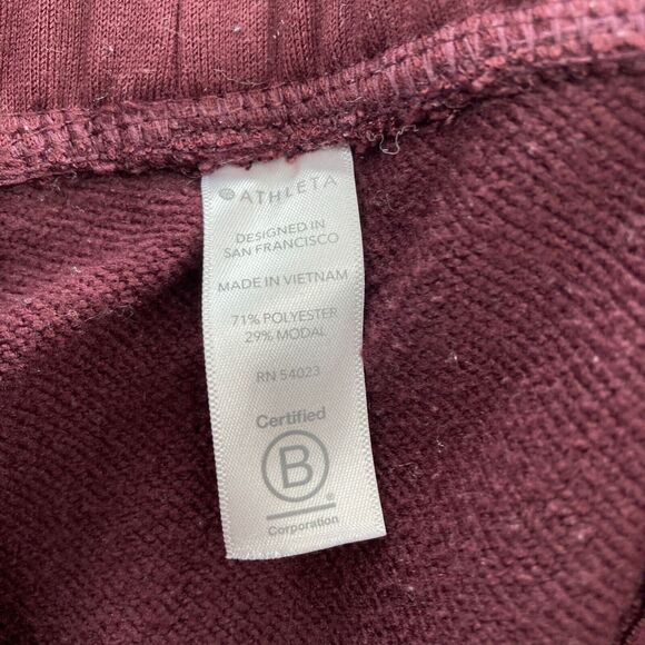 Athleta Bounce Back Jogger Women's Small Red Stretch Fabric Drawstring Athletic - Picture 5 of 12